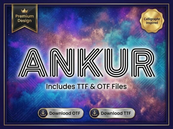 Ankur: A Cinematic Display Font