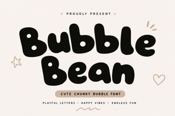 Bubble Bean Font for Business Branding