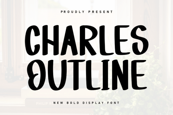 Charles Outline Font
