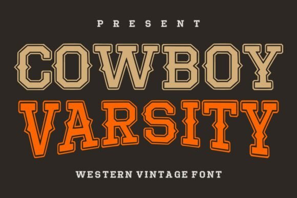 Cowboy Varsity Font for Web Design