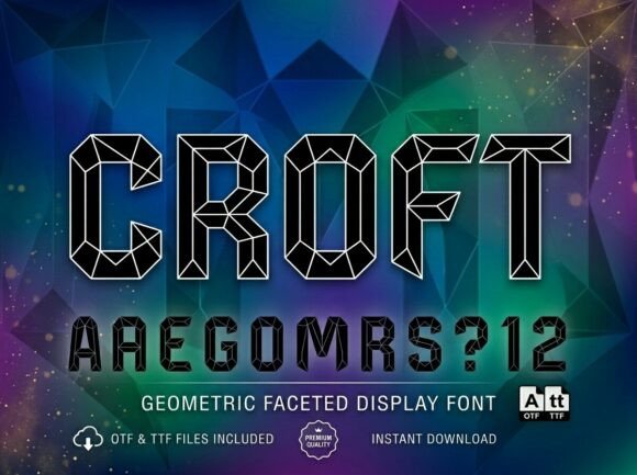 Croft Font for Creative Design