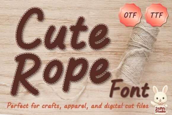 Cute Rope Font for Bold Branding