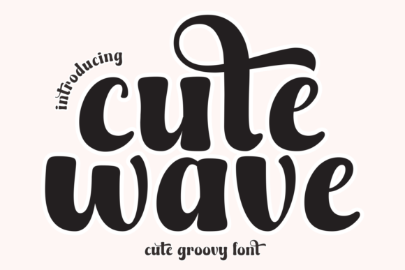 Cute Wave Font for Web Design