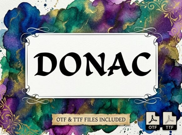 Donac: A Timeless Display Font