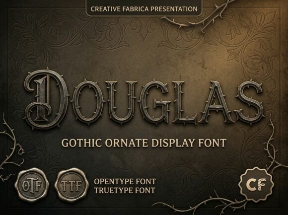 Douglas Font for Creative Crafts
