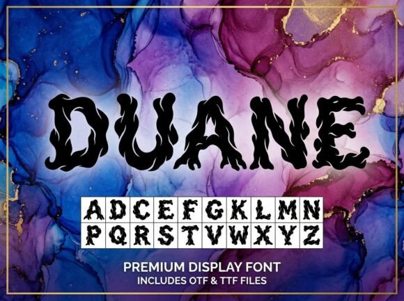 Duane: A Premium Display Font
