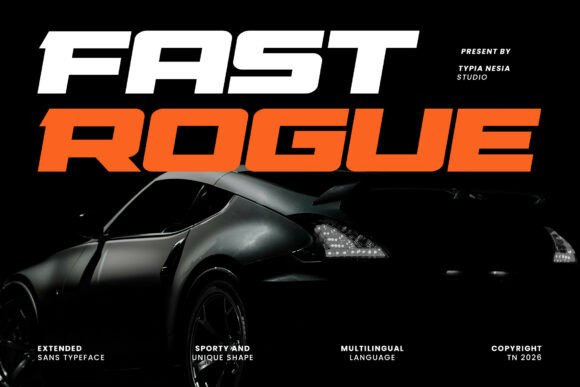 Fast Rogue Font for Bold Design