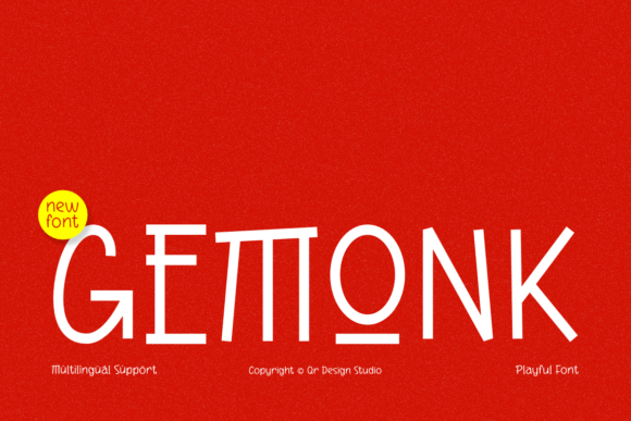 Gemonk Font for Bold Web Design