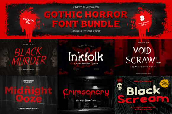 Gothic Horror Bundle Font