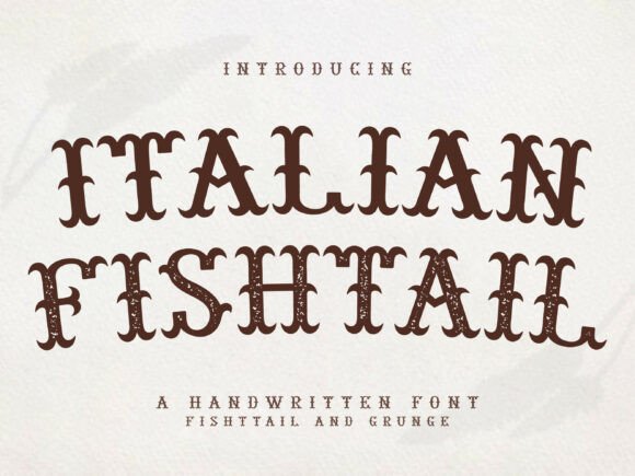 Italian Fishtail Font Review