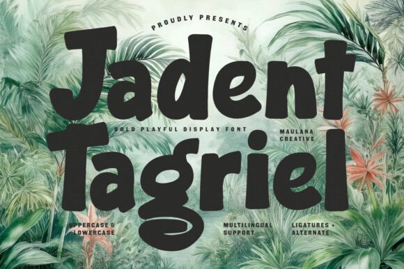 Jadent Tagriel: A Bold Display Font