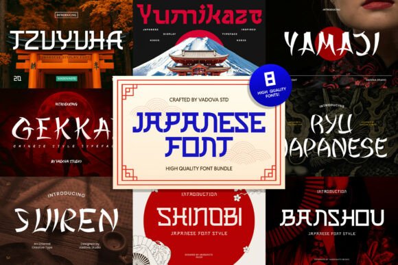 Japanese Bundle Font for Business Branding