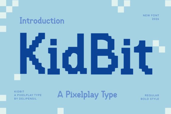 Kidbit Font for Nostalgic Branding