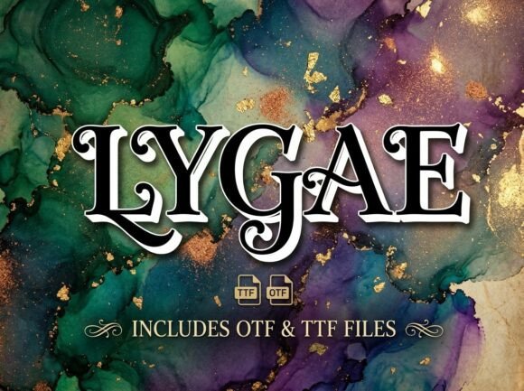 Lygae: A Majestic Display Font