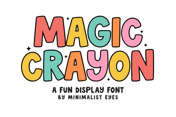 Magic Crayon Font for Creative Projects