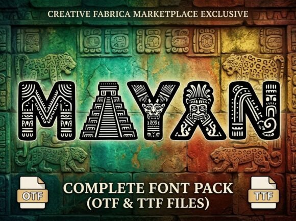 Mayan Font: Bold and Beautiful