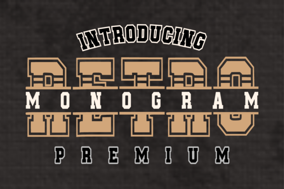 Monogram Retro Font