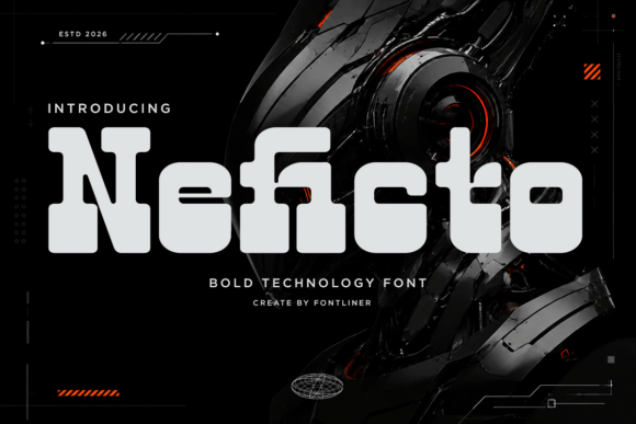 Neficto: A Bold Font for Modern Branding