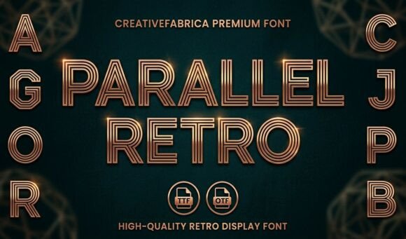 Parallel Retro Font