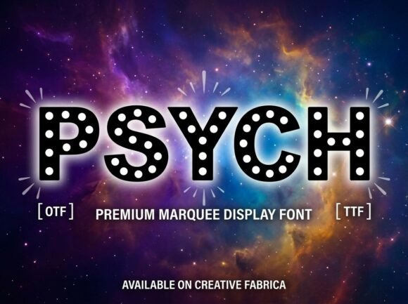 Psych Font for Bold Branding