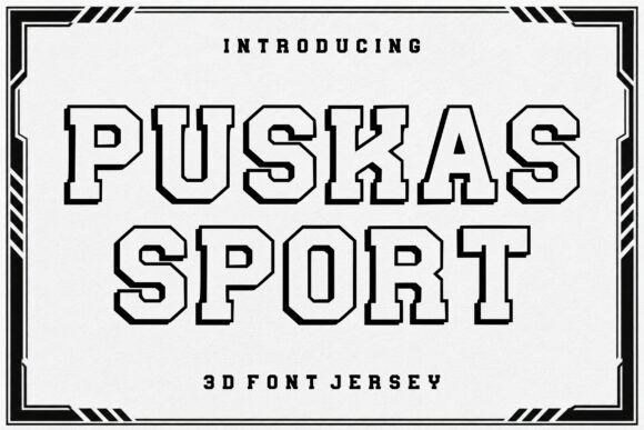Puskas Sport Font for Bold Branding