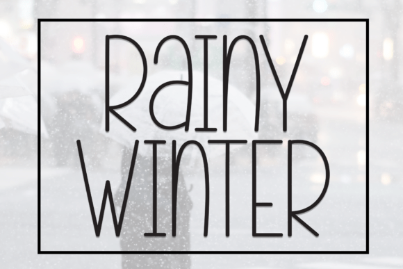 Rainy Winter Font Review