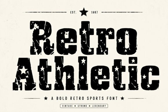 Retro Athletic Font