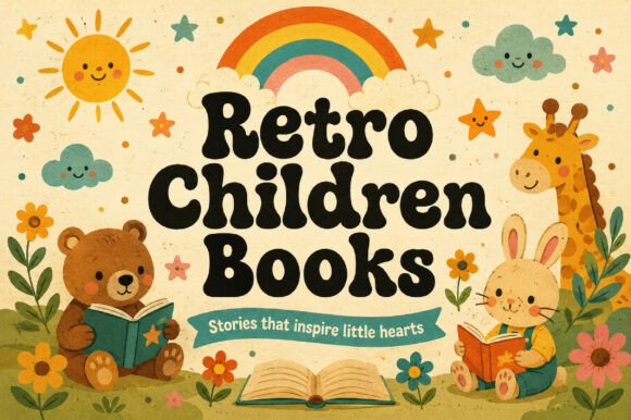 Retro Children Books Font