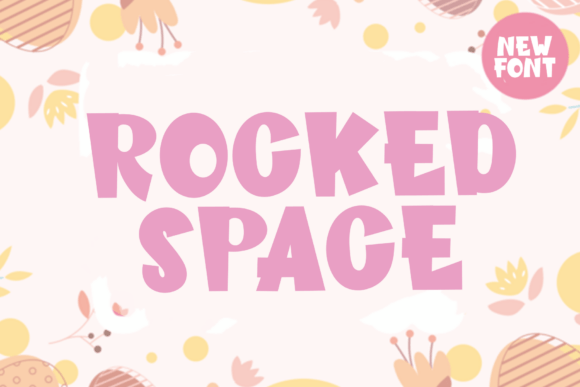 Rocked Space Font for Festive Branding