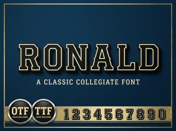Ronald Font for Web Design