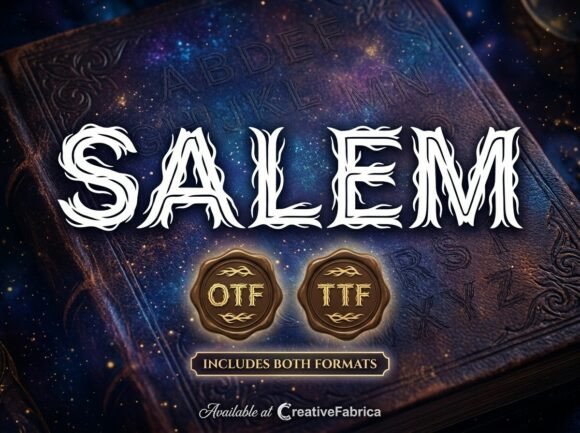 Salem: A Dark, Magical Display Font