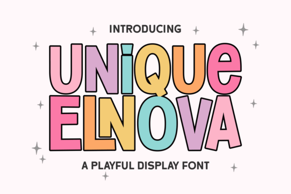 Unique Elnova: A Font for Creative Expression