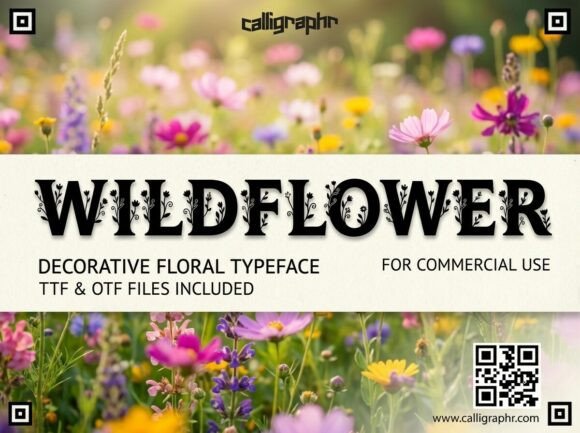 Wildflower Font for Creative Design