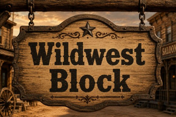 Wildwest Block Font